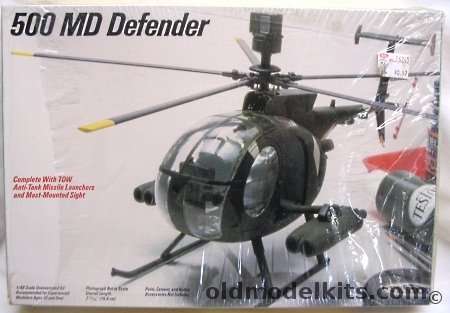 Testors 1/48 Hughes 500 MD Defender US Army / Israeli Army / Kenya Air Force, 339 plastic model kit